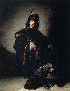 REMBRANDT Harmenszoon van Rijn Self-Portrait in Oriental Costume oil painting